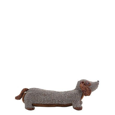 Plush Dachshund Dog in Brown by Fiorira Un Giadino