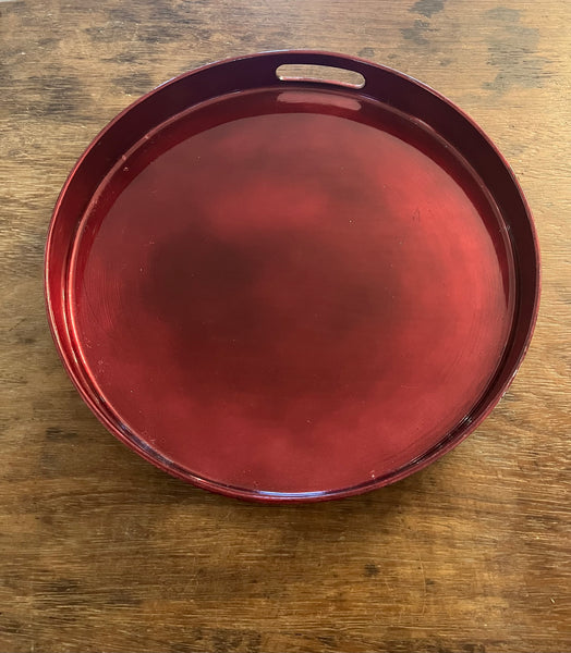 Red or Burgundy Serving Tray - The Perfect Provenance