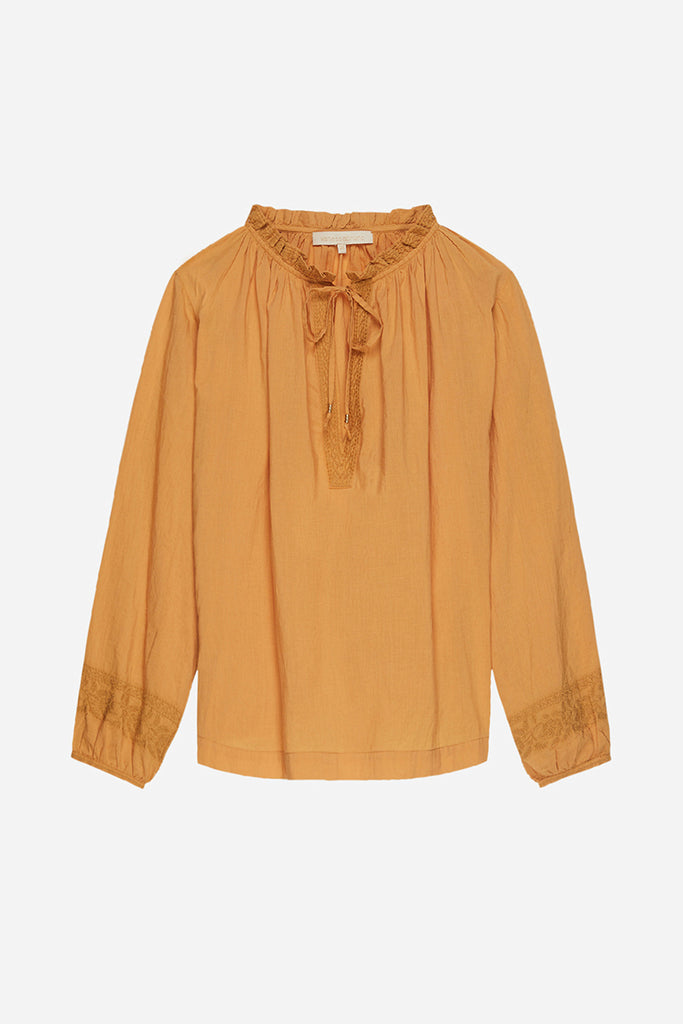 Vadim Blouse in Mustard By Vanessa Bruno