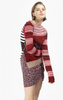 Asymmetric Multicolored Sweater by No. 21