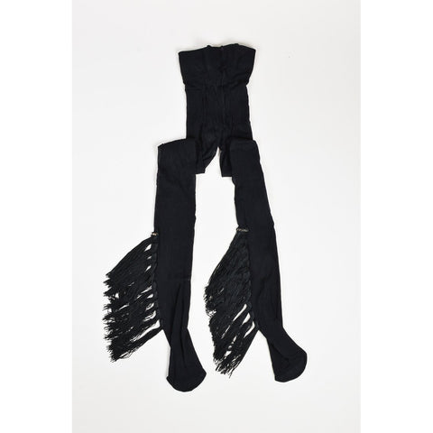 Le Déjeuner Black Tassle Stockings by Nicolas Messina - The Perfect Provenance