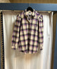 Violet Flannel Checks Castor Shirt by Hartford Paris
