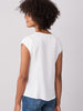 NEW Short Sleeve Silk Shirt in Cream by Repeat Cashmere