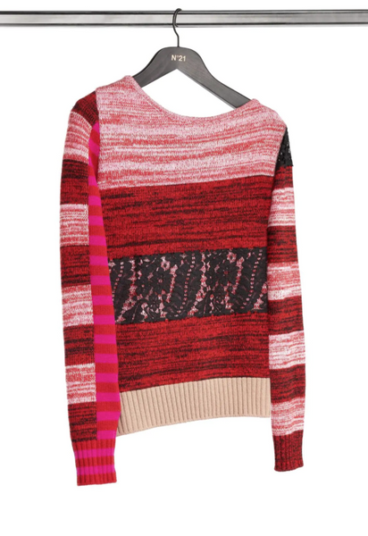 Asymmetric Multicolored Sweater by No. 21 - The Perfect Provenance