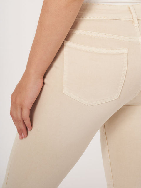 Soft Skinny Jeans in Ivory by Repeat Cashmere - The Perfect Provenance