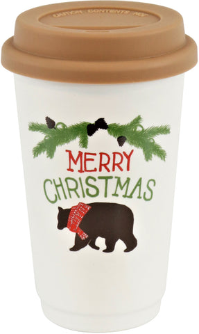 Winter Deer or Merry Christmas Bear To-Go Cups in Two Designs