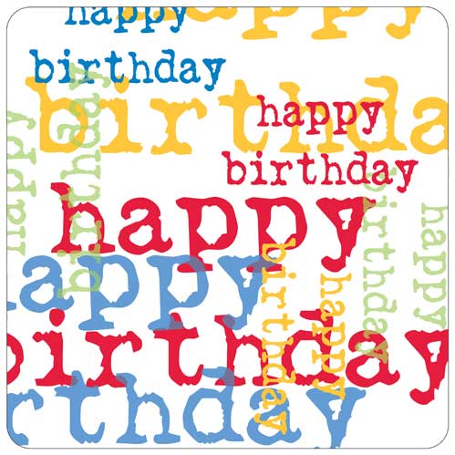 Birthday Graphic Multi Paper Plate by Paper Products - The Perfect Provenance