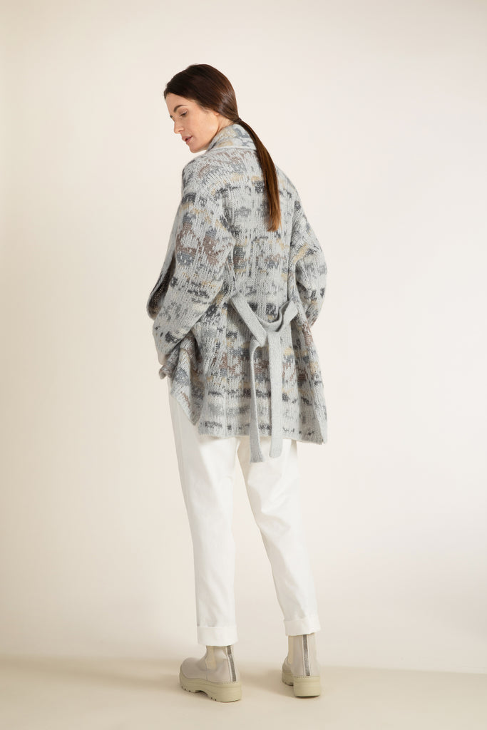 Patterned Knit Cardigan by TONET - The Perfect Provenance