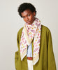 Square Woven Scarf in Yellow/Pink by Hartford Paris