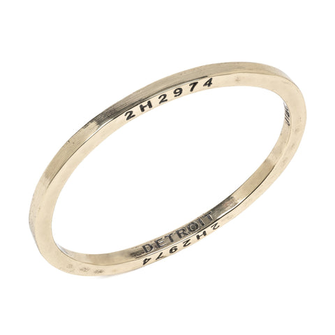 Brass Bangle by The Caliber Collection - The Perfect Provenance