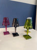Small Battery Lamp in Crystal/Gold by Kartell