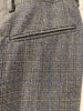 Grey and Blue Plaid Trouser by Paul Taylor