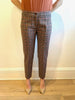 Brown Gingham Trouser by Blugirl