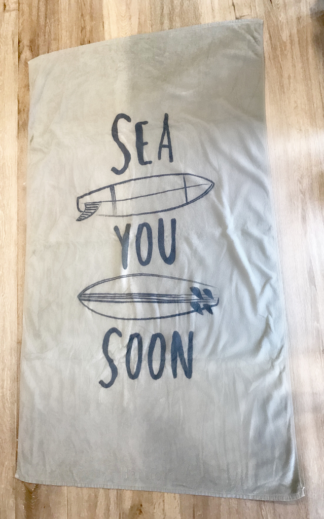 Sea You Soon Beach Towel by Hartford - The Perfect Provenance