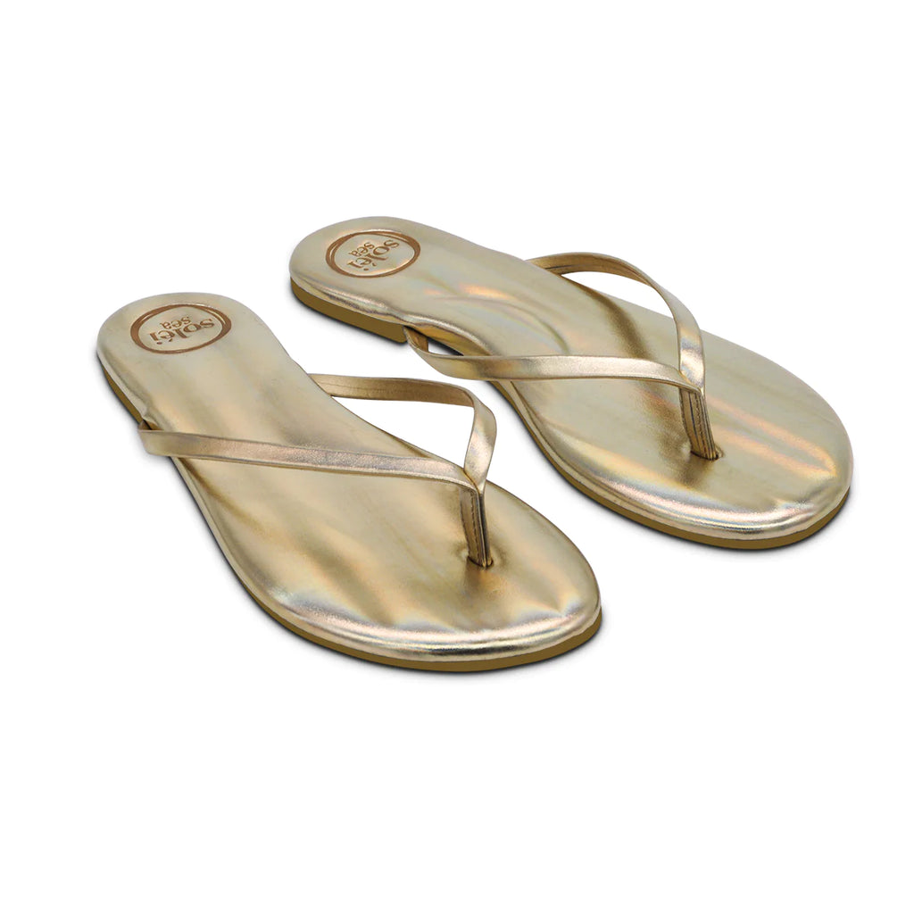 Indie Metallic Gold Sandal by Solei Sea