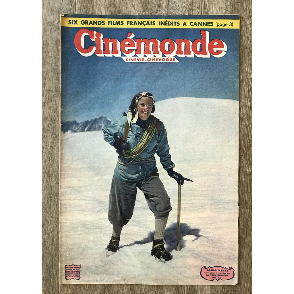 Vintage French Cinemonde Magazines - The Perfect Provenance