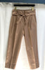 Cotton Cargo Belted Trouser in Tan by TONET