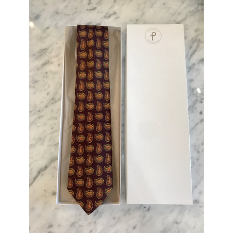 Paisley London Tie by Italian Designer Petronius - The Perfect Provenance