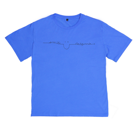 Child Smile California Organic Cotton Tee in Ocean Blue