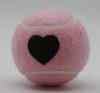 Love Tennis Balls in Pastel Pink or Yellow