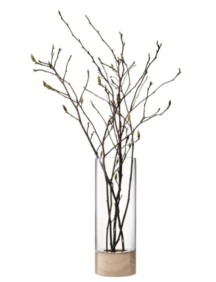 Lotta Vase with Lantern and Ash Base in Three Sizes by LSA - The Perfect Provenance