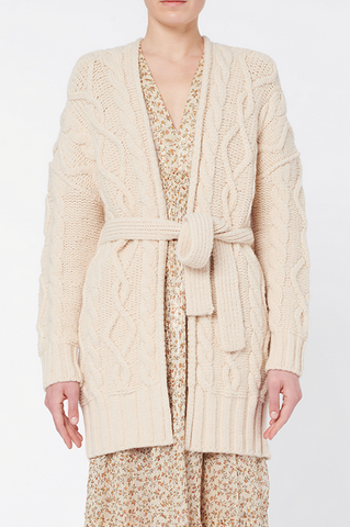 Suzanne Cream Cardigan by Vanessa Bruno