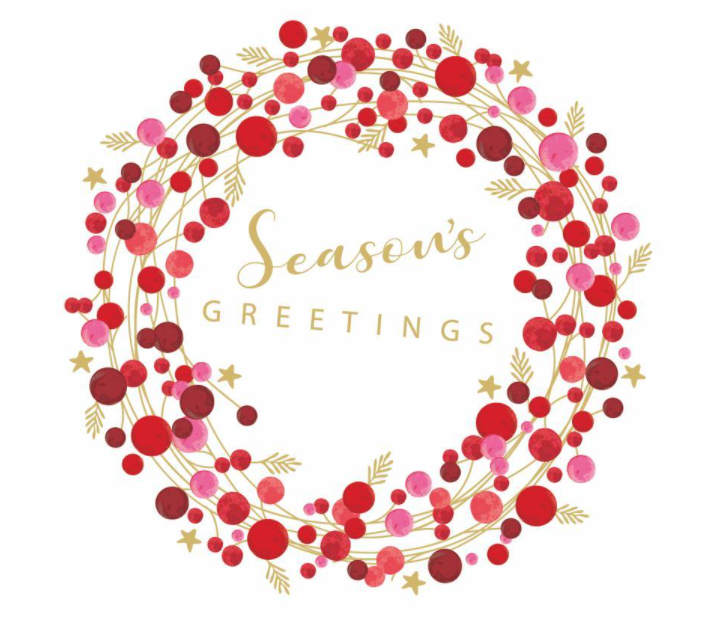 Season's Greetings Lunch Napkin