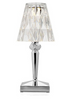 Small Battery Lamp in Crystal/Chrome by Kartell