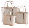 Glam Canvas Natural/Rose Gold Tote Bag by Fresh American