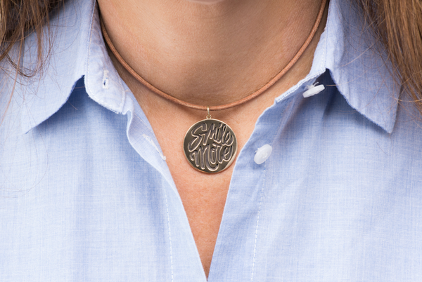 Silver Smile More Disc Pendant - The Perfect Provenance