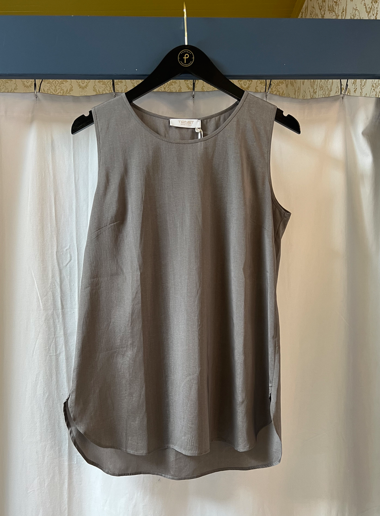 Silk Grey Tank by TONET – The Perfect Provenance