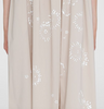 Abito Beige Floral Dress by YC Milano