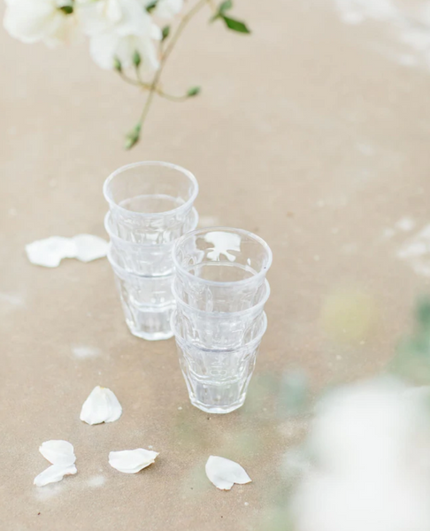 Bistro Glass 8oz Set of 6 in Clear By Caravan - The Perfect Provenance