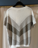 White and Grey Sweater By TONET