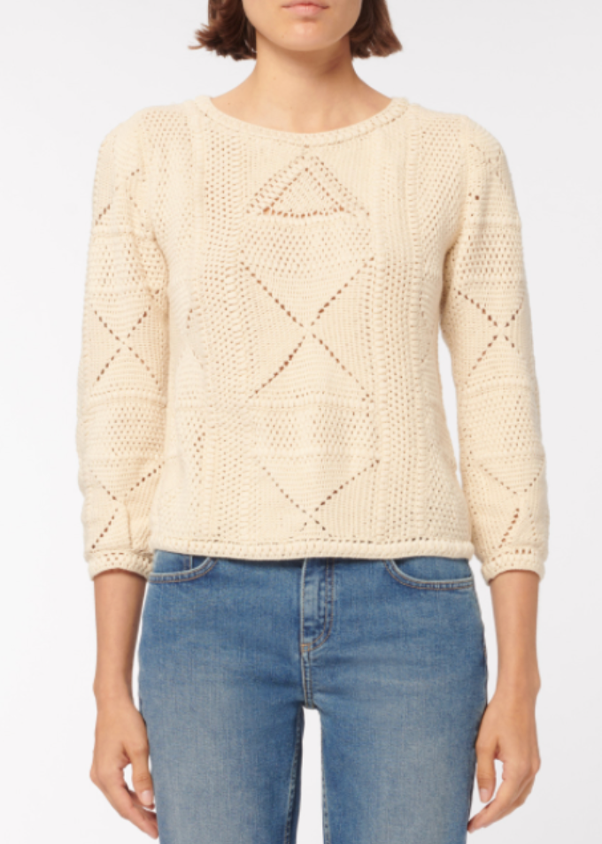 Thya Sweater in Ecru by Vanessa Bruno