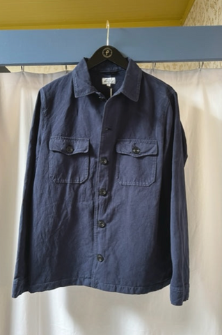 Navy Overshirt Jacket by Hartford Paris