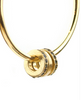 Tri-Ring Hoop Earring in Gold by Marlyn Schiff