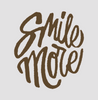 Men's Smile More Organic Cotton Tee in Marshmallow