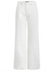 Jodie 5 Pocket High Rise Wide Leg Jeans in White by Hudson Jeans