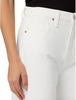 Jodie 5 Pocket High Rise Wide Leg Jeans in White by Hudson Jeans