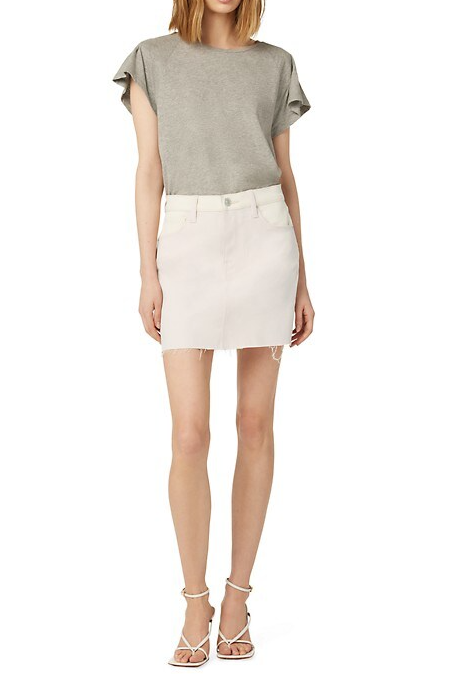 Viper Skirt in Pink & Ecru by Hudson Jeans - The Perfect Provenance