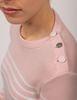 Bregancon Pink & White Sweater by Saint James
