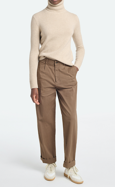 Chino Pants in Kaki by Vanessa Bruno - The Perfect Provenance