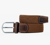 Brown/Camel Men's Woven Elastic Belt by Billybelt