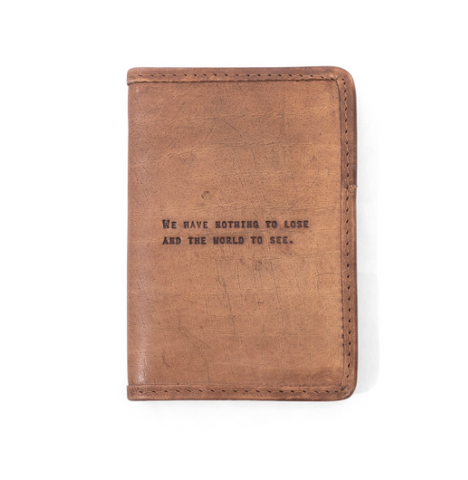 Leather Passport Cover  