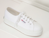 2740 Platform Sneaker in White by Superga
