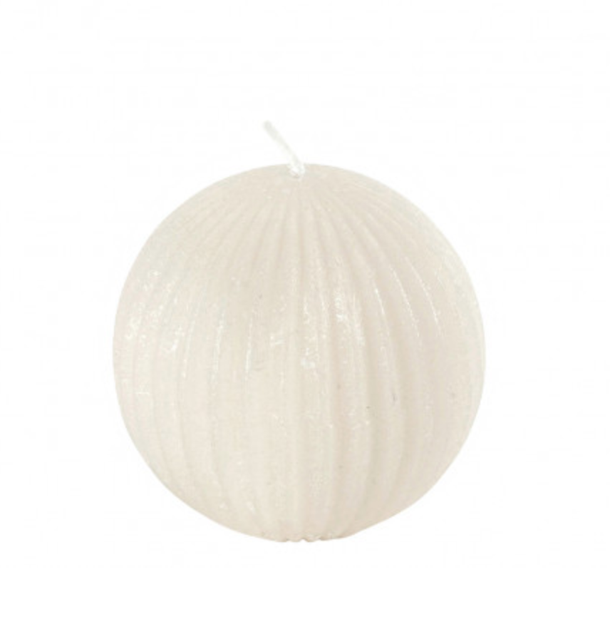 Ribbed Round Candle by Mathilde Creations - The Perfect Provenance