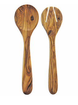 Olive Wood Round Serving Set by Be Home - The Perfect Provenance