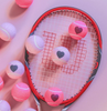 Love Tennis Balls in Pastel Pink or Yellow