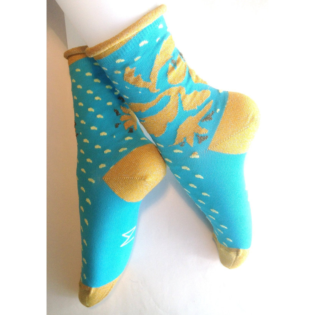 Toulouse Sock in Turquoise by Nicolas Messina - The Perfect Provenance